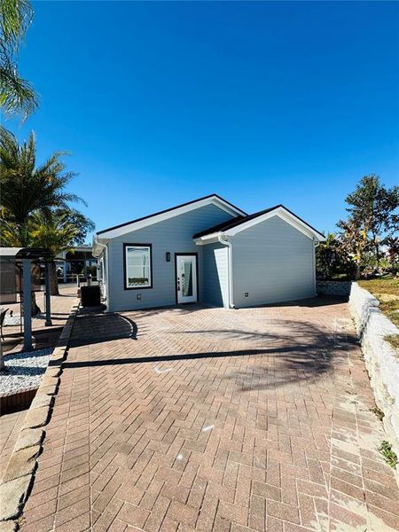 Exterior details and patio area of a home in , Davenport (Image 4). Exterior details and patio area of a home in , Davenport (Image 4).