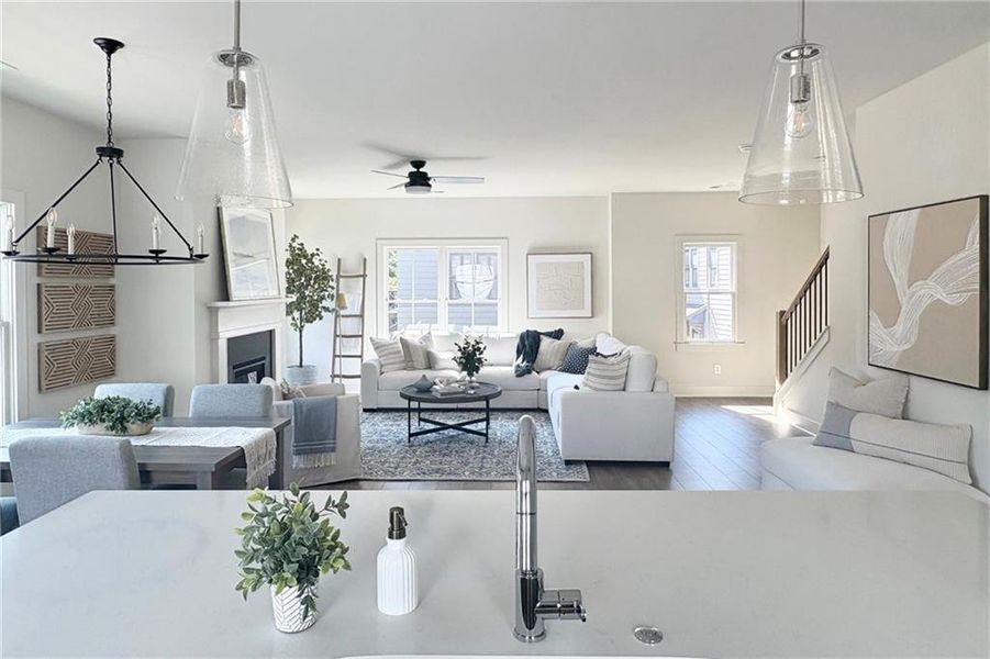 Furnished interior view inside a new home in Stillwood, Atlanta (Image 3).