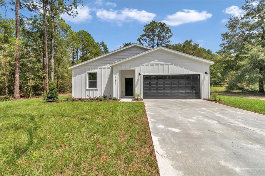 ACTUAL EXTERIOR OF HOME. COMPLETED