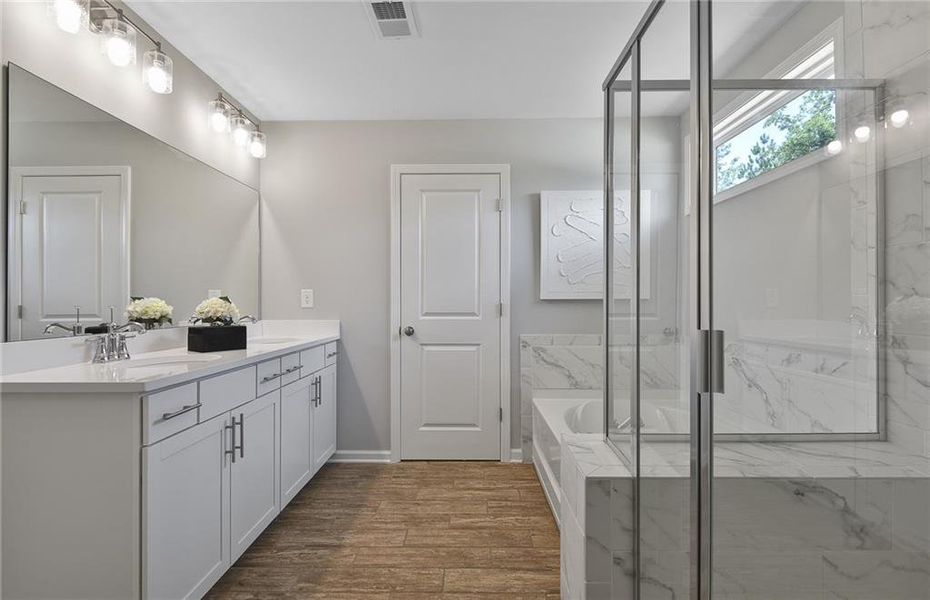 Furnished interior view inside a new home in Oakwood, Cumming (Image 24).