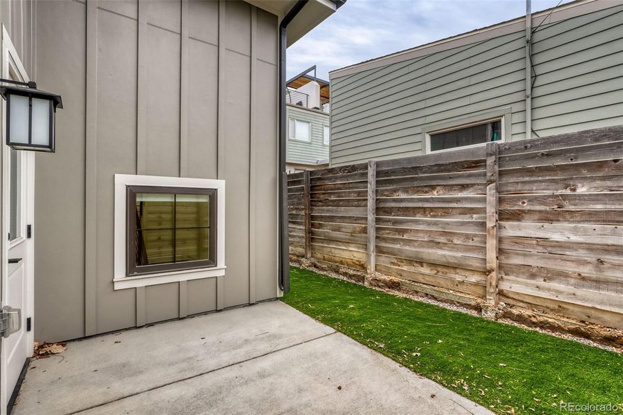 Exterior details and patio area of a home in , Denver (Image 28).