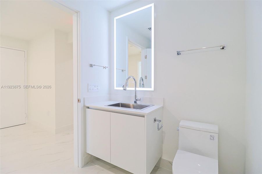 Furnished interior view inside a new home in , Miami (Image 8).