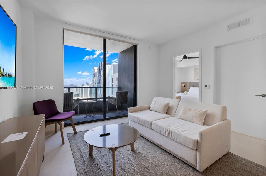 Furnished interior view inside a new home in , Miami (Image 27). Furnished interior view inside a new home in , Miami (Image 27).