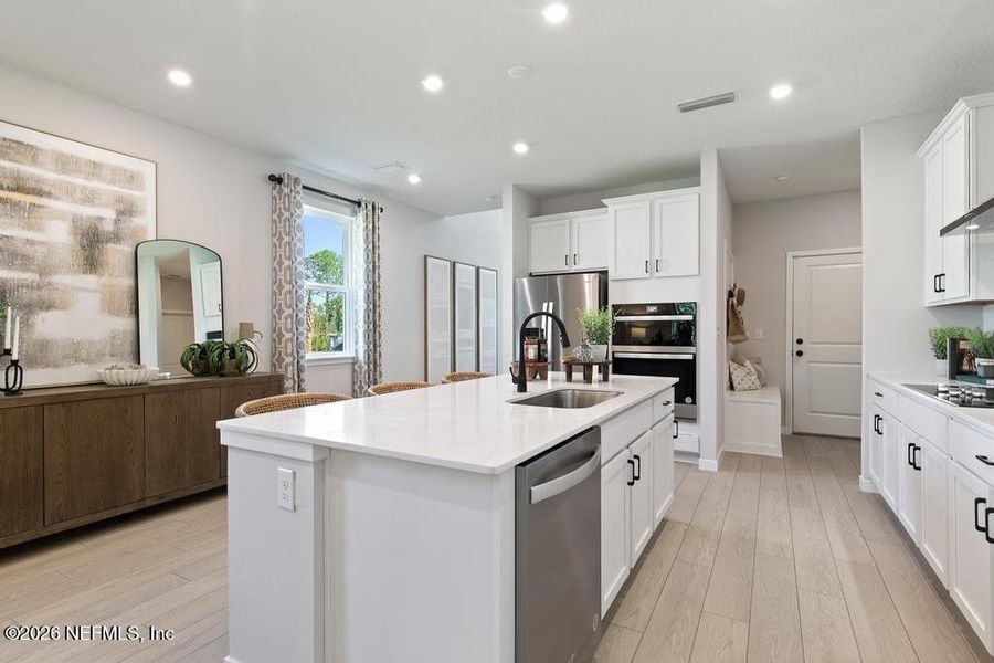 Furnished interior view inside a new home in Seminole Palms, Palm Coast (Image 20).