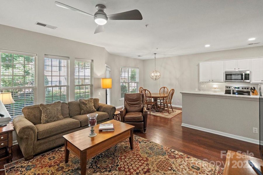 Furnished interior view inside a new home in , Charlotte (Image 15).
