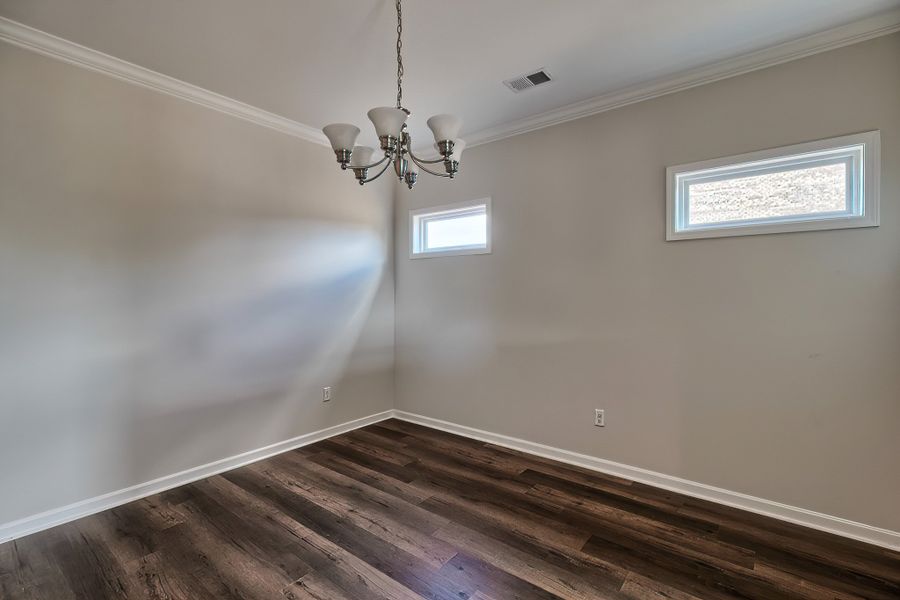 Representative unfurnished interior of a home built from the Devereaux II by Great Southern Homes in Beach Forest, Sumter (Image 31). Representative unfurnished interior of a home built from the Devereaux II by Great Southern Homes in Beach Forest, Sumter (Image 31).