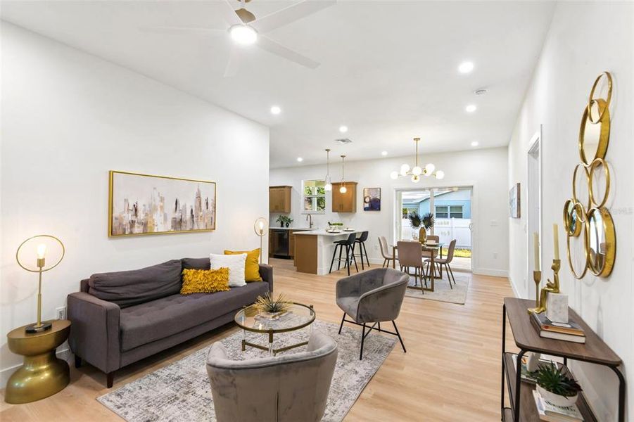 Furnished interior view inside a new home in , Dunedin (Image 18).
