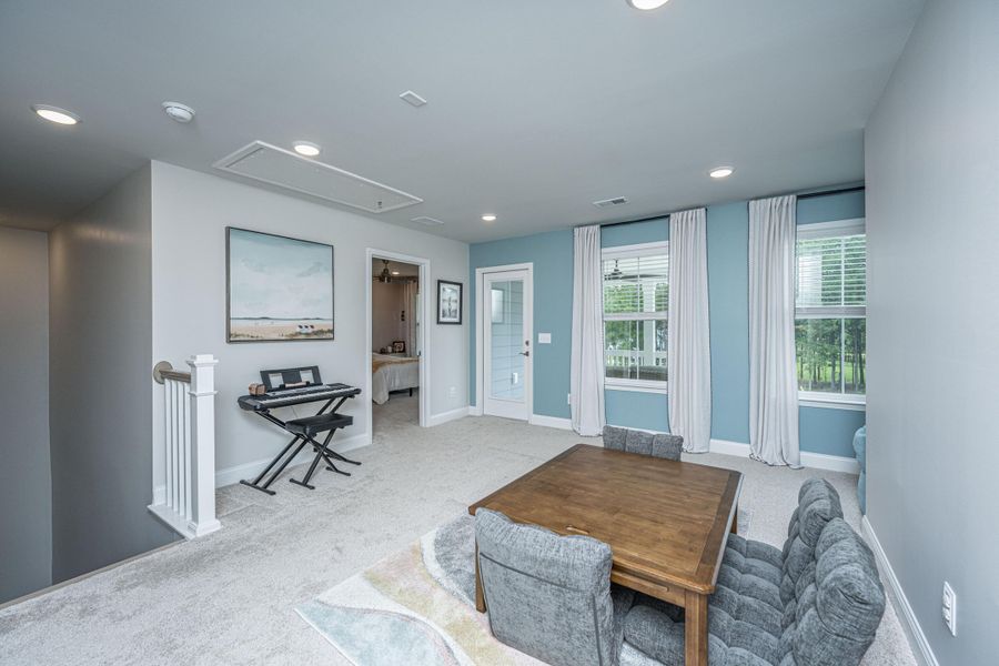Furnished interior view inside a new home in Sea Island Preserve, Johns Island (Image 45).