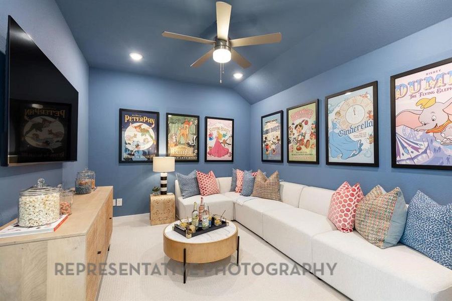 Furnished interior view inside a new home in M3 Ranch, Mansfield (Image 17).