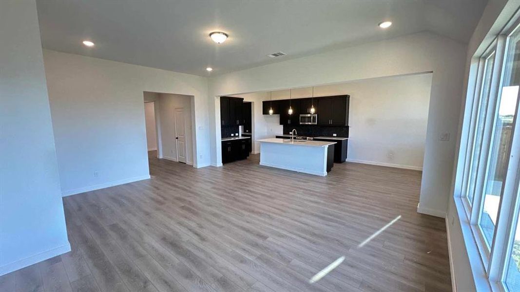 Open Kitchen-Living Room Construction Progress