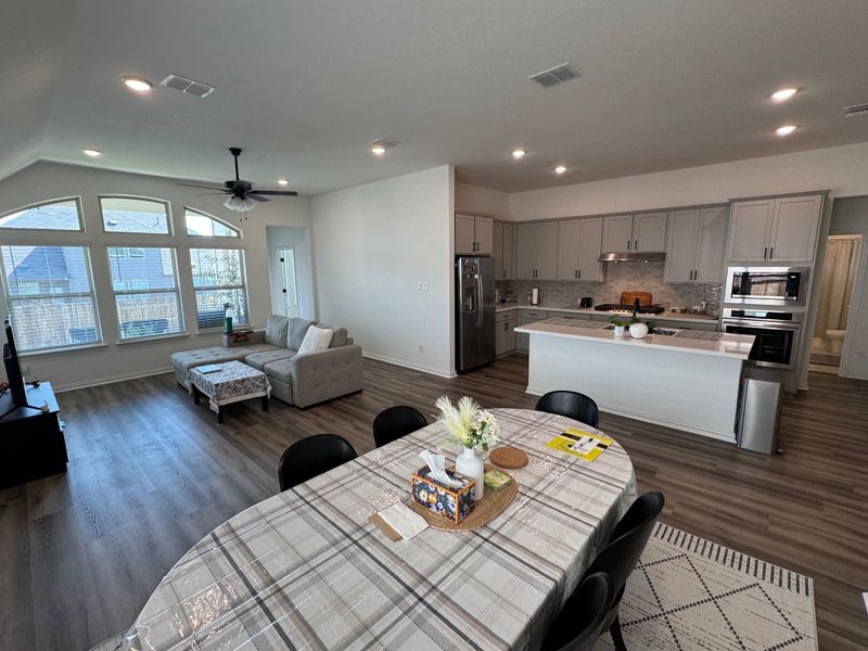 Furnished interior view inside a new home in Sunfield, Buda (Image 11).