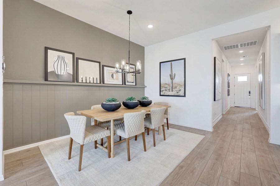 Representative furnished interior of a home built from the Copper by Mattamy Homes in Tyler Ranch, Buckeye (Image 17).