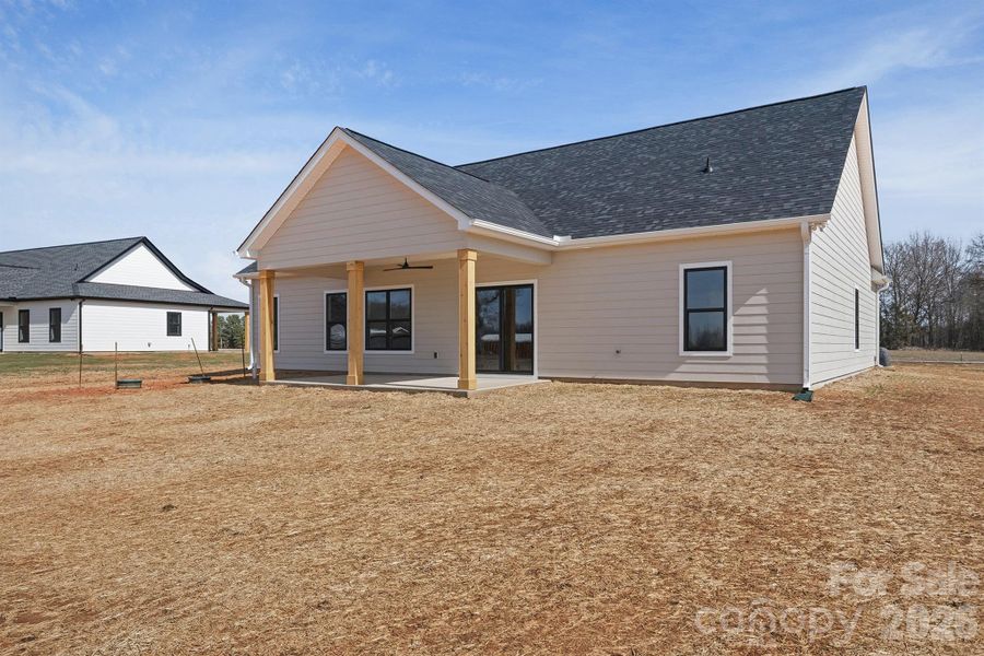 Exterior details and patio area of a home in , Crouse (Image 3).