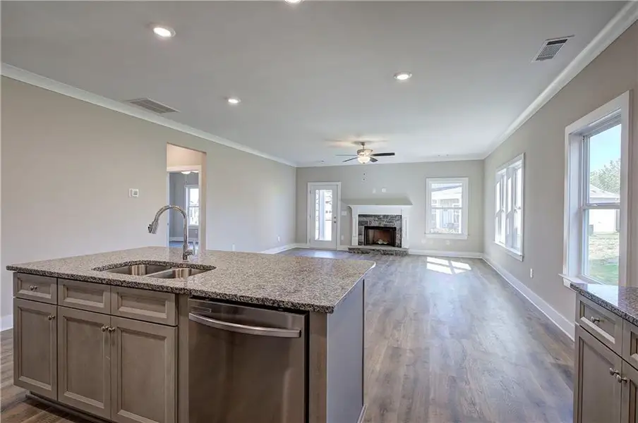 Furnished interior view inside a new home in , Cartersville (Image 12).