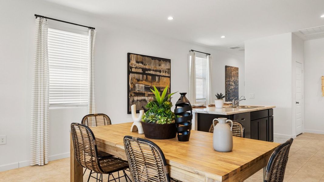 Representative furnished interior of a home built from the Caroline by D.R. Horton in Radiance at Superstition Vistas, Apache Junction (Image 11). Representative furnished interior of a home built from the Caroline by D.R. Horton in Radiance at Superstition Vistas, Apache Junction (Image 11).