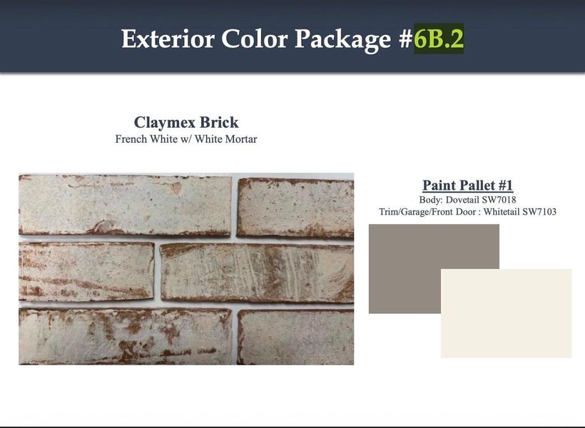 Sample of building materials used in homes in Windcress, Cove (Image 3).