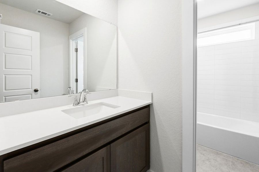 Furnished interior view inside a new home in Willowbrook, New Braunfels (Image 12). Furnished interior view inside a new home in Willowbrook, New Braunfels (Image 12).