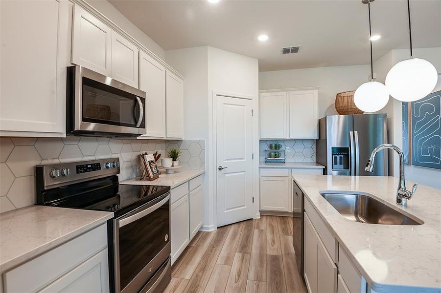 Furnished interior view inside a new home in Del Webb Sunchase, Parrish (Image 6).