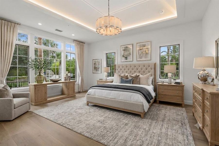 Furnished interior view inside a new home in , Orlando (Image 17).