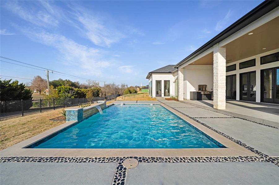 Exterior details and patio area of a home in , Heath (Image 26). Exterior details and patio area of a home in , Heath (Image 26).