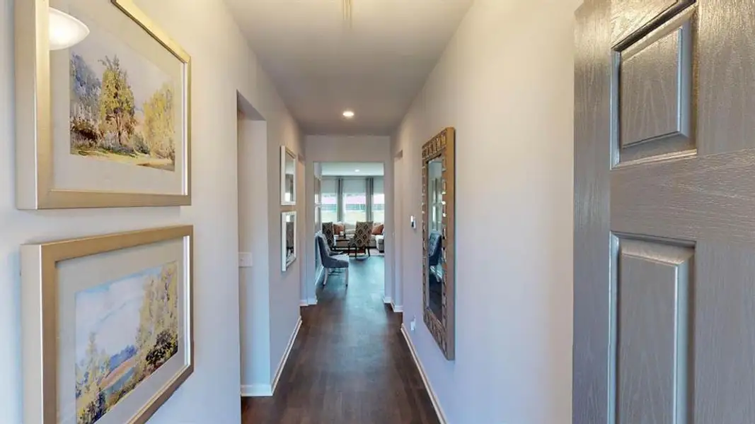 Furnished interior view inside a new home in Preserve at Dove Creek, Statham (Image 17).