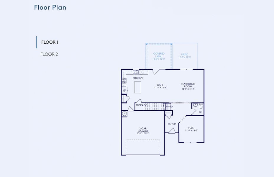 2D floor plan layout of this home in Heartwood, Richmond Hill, GA (Image 7).