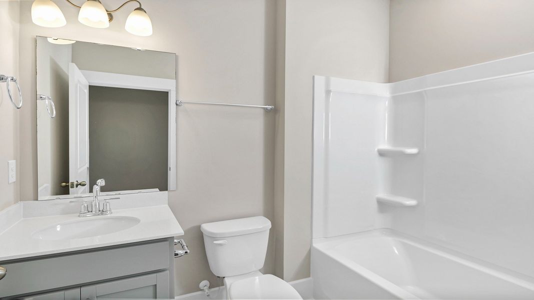 Furnished interior view inside a new home in Shell Pointe, Gilbert (Image 15).