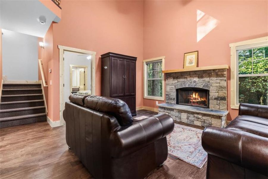 Furnished interior view inside a new home in , Ellijay (Image 19). Furnished interior view inside a new home in , Ellijay (Image 19).