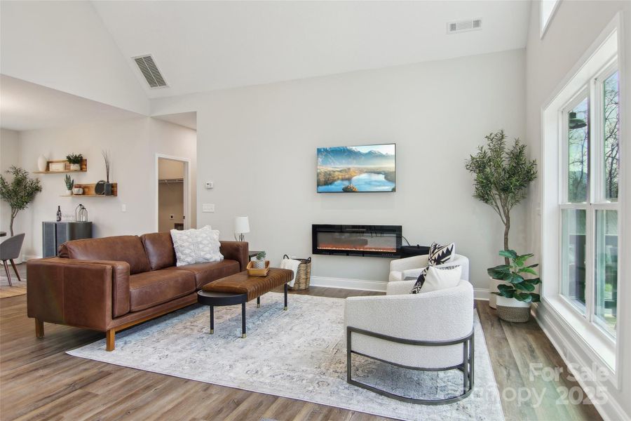 Furnished interior view inside a new home in , Bryson City (Image 15).