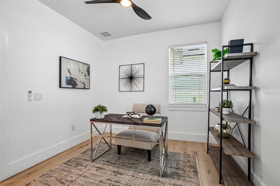 Furnished interior view inside a new home in , Tampa (Image 35).