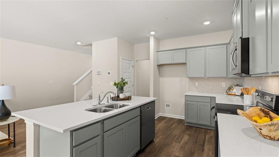 Furnished interior view inside a new home in Echo Glen, Stockbridge (Image 10).