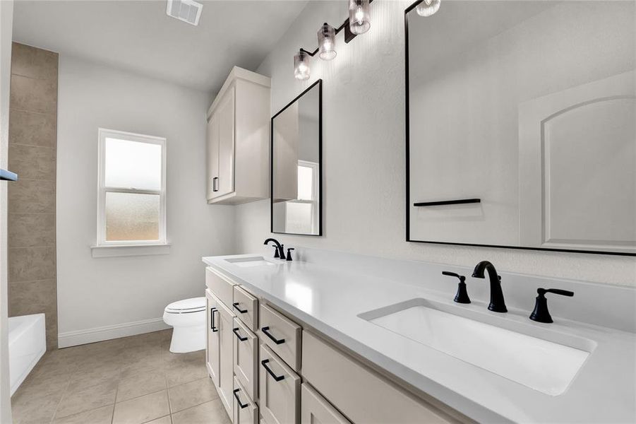 Furnished interior view inside a new home in , Millsap (Image 17).