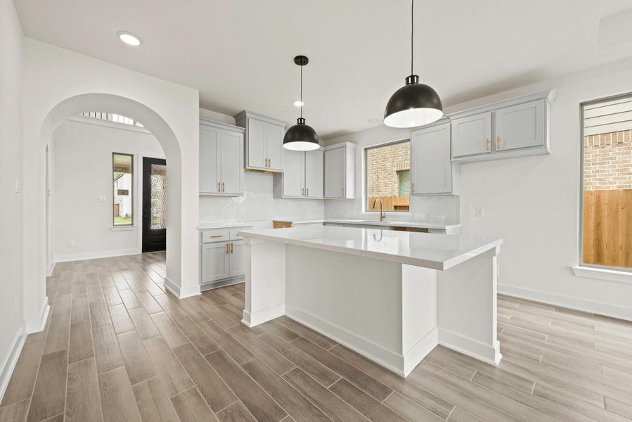 Furnished interior view inside a new home in The Groves, Humble (Image 7).