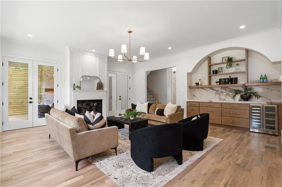 Furnished interior view inside a new home in , Brookhaven (Image 8).