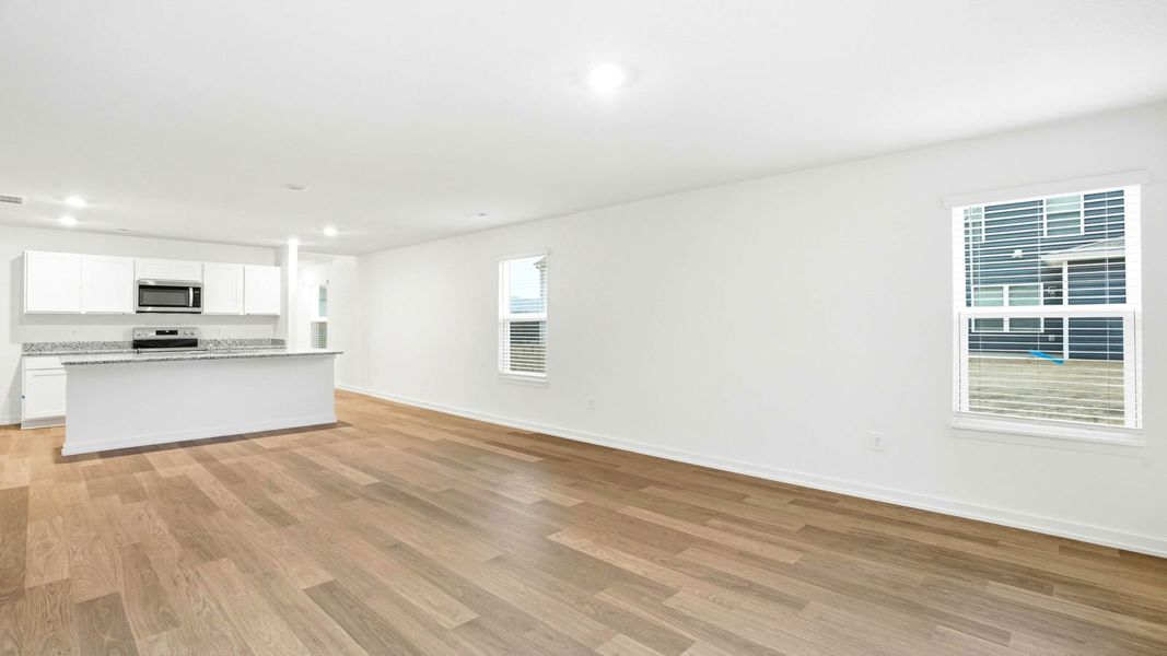 Representative unfurnished interior of a home built from the Manning by D.R. Horton in Highland View, Seymour (Image 26).