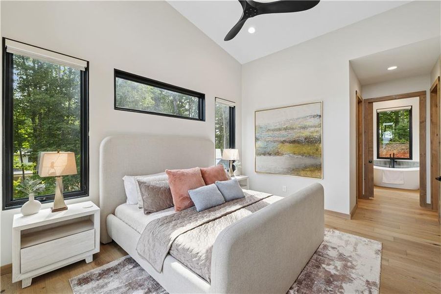 Furnished interior view inside a new home in , Blairsville (Image 9).