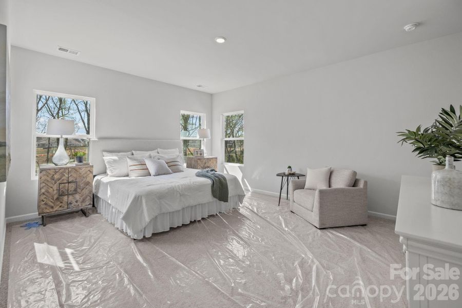Furnished interior view inside a new home in McFarland Estates, York (Image 5).