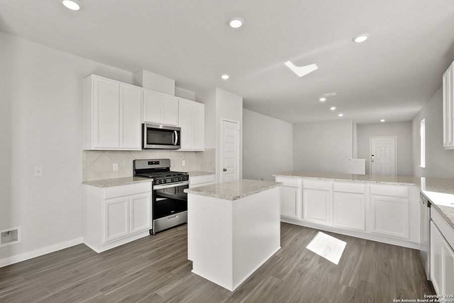 Furnished interior view inside a new home in Timber Creek, San Antonio (Image 9). Furnished interior view inside a new home in Timber Creek, San Antonio (Image 9).