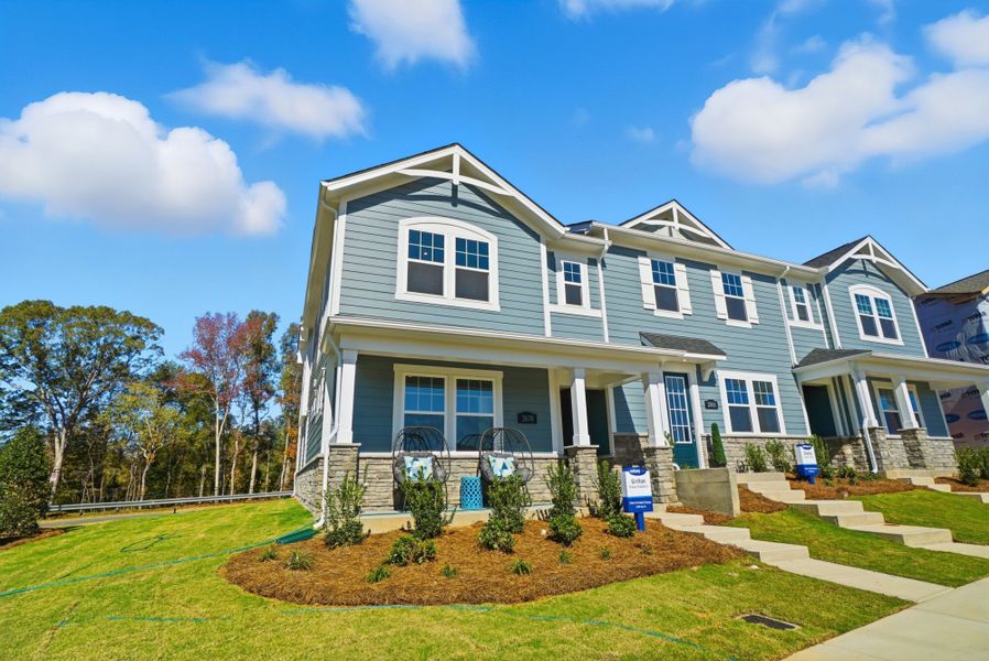 Representative exterior photo of a completed home built from the Grifton by Mattamy Homes in Westfall, Gastonia, NC (Image 24).