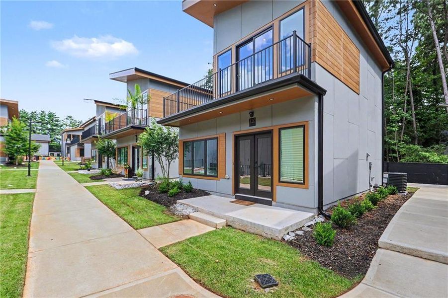 Exterior details and patio area of a home in , Union City (Image 19). Exterior details and patio area of a home in , Union City (Image 19).