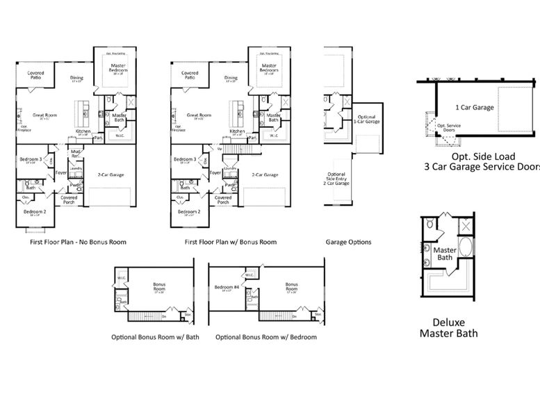 2D floor plan layout of this home in Central Estates, Summerville, SC (Image 4).