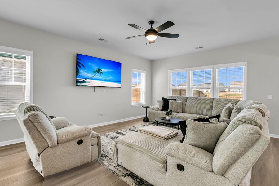 Furnished interior view inside a new home in , Summerville (Image 29).