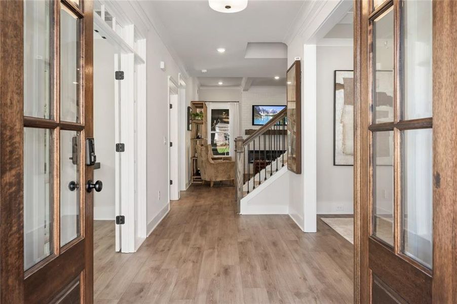 Furnished interior view inside a new home in Rosewood Lake Estates, Hoschton (Image 19).