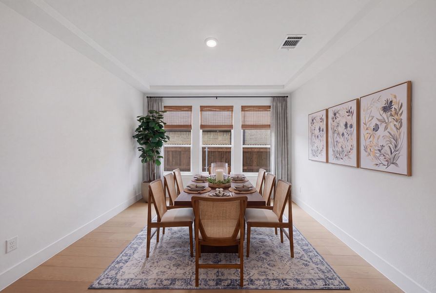 Furnished interior view inside a new home in Tavolo Park, Fort Worth (Image 17).
