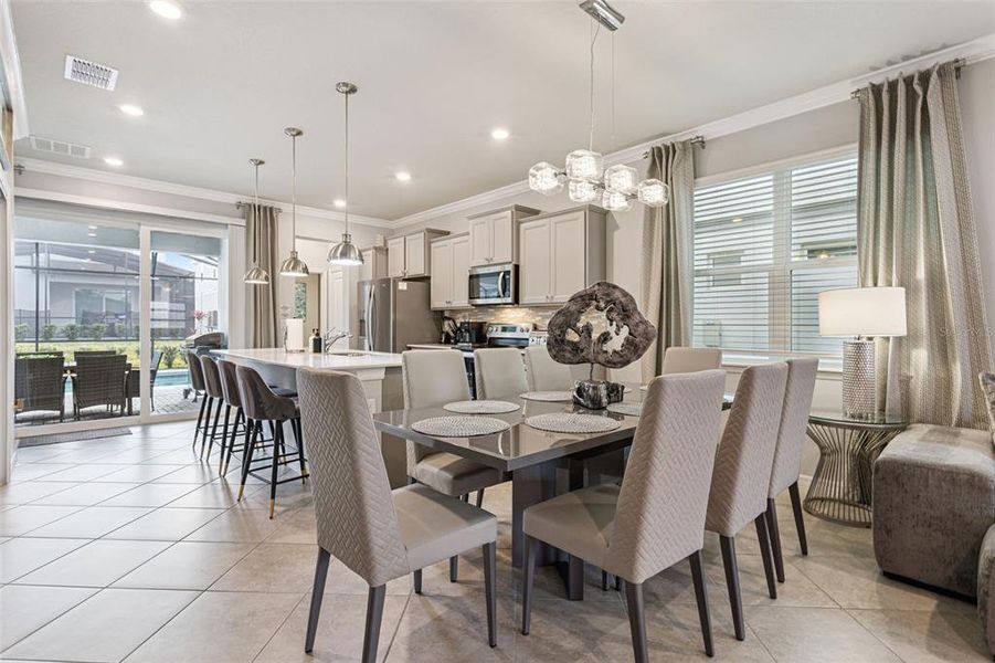 Furnished interior view inside a new home in Windsor Cay Resort, Clermont (Image 11).