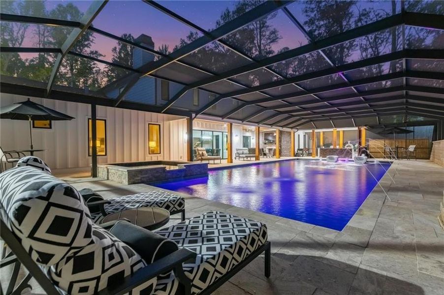 Exterior details and patio area of a home in , Roswell (Image 36).