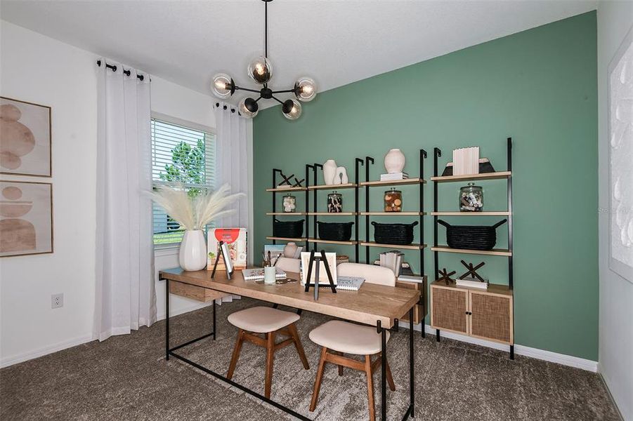 Furnished interior view inside a new home in Del Webb Sunchase, Parrish (Image 13).