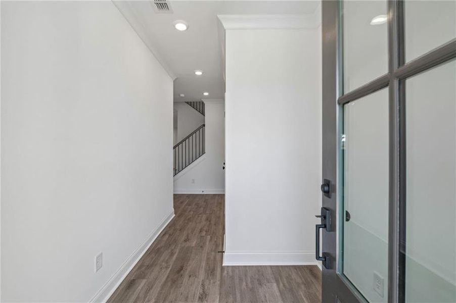 Spacious, unfurnished interior of a new home in Millcroft Townhomes, Buford (Image 25). Spacious, unfurnished interior of a new home in Millcroft Townhomes, Buford (Image 25).