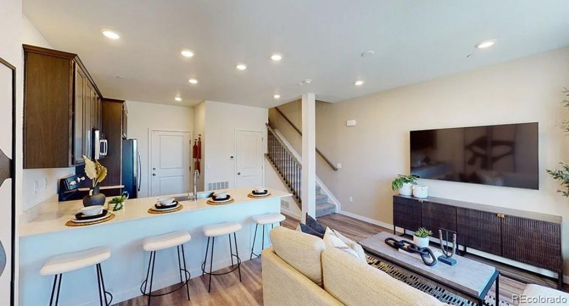 Great Room and Kitchen - Model Photo Great Room and Kitchen - Model Photo