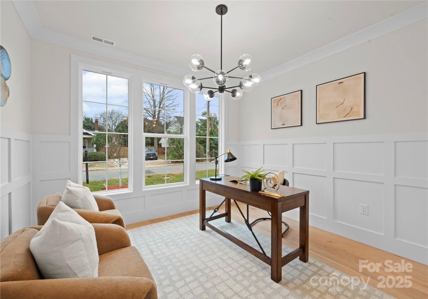 Furnished interior view inside a new home in , Charlotte (Image 12).